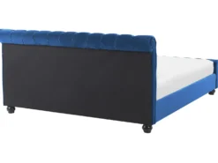 Vandseng Velour AVALLON 180 x 200 cm Navy Blå