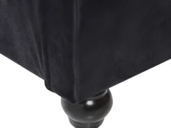 Vandseng Velour AVALLON 180 x 200 cm Sort