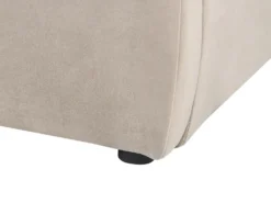 Vandseng Velour BAJONNA 160 x 200 cm Brungrå