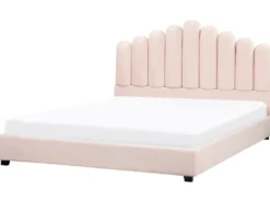 Vandseng Velour VINCENNES 180 x 200 cm Pastellrosa
