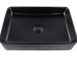 Vask til bordplade CHIVANA Sort 51 x 34 cm Keramik