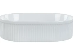 Vask til bordplade GELDO Hvid 49 x 31 cm Keramik