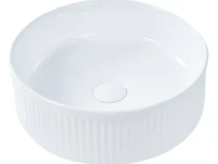 Vask til bordplade GELDO Hvid ⌀ 37 cm Keramik