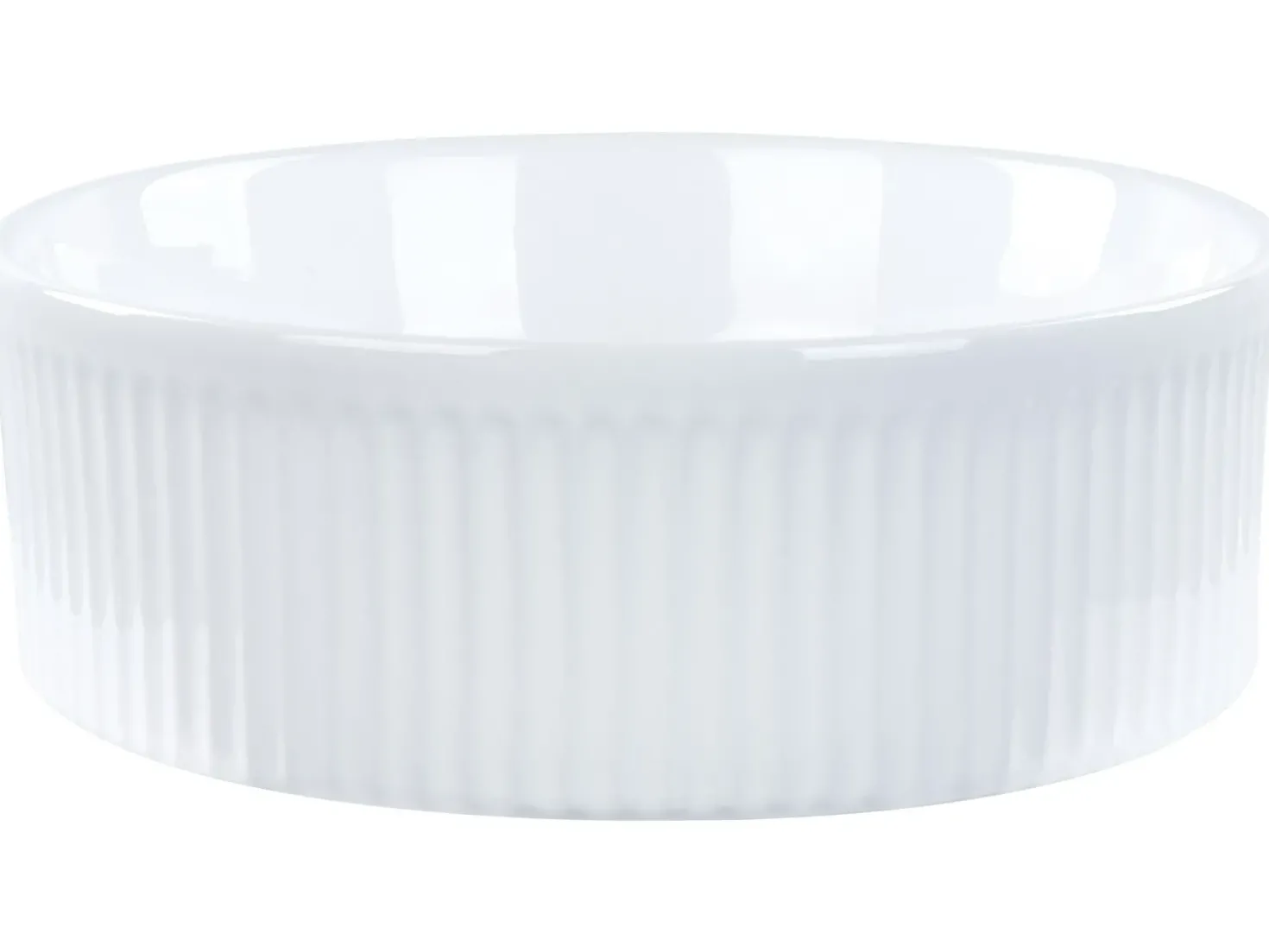 Vask til bordplade GELDO Hvid ⌀ 37 cm Keramik