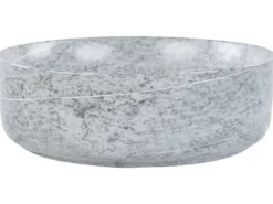 Vask til bordplade GUDAR Grå betoneffekt ⌀ 37 cm Keramik