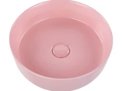 Vask til bordplade GUDAR Lyserød ⌀ 37 cm Keramik