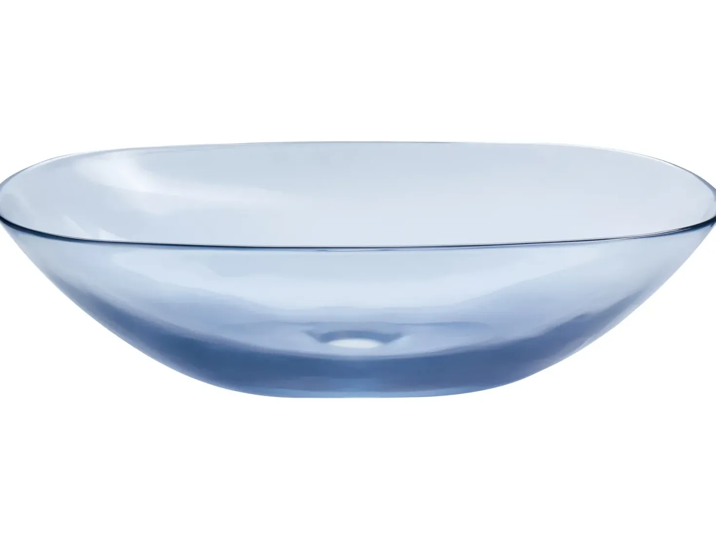 Vask til bordplade MOENGO Blå 54 x 36 cm Fast overflade