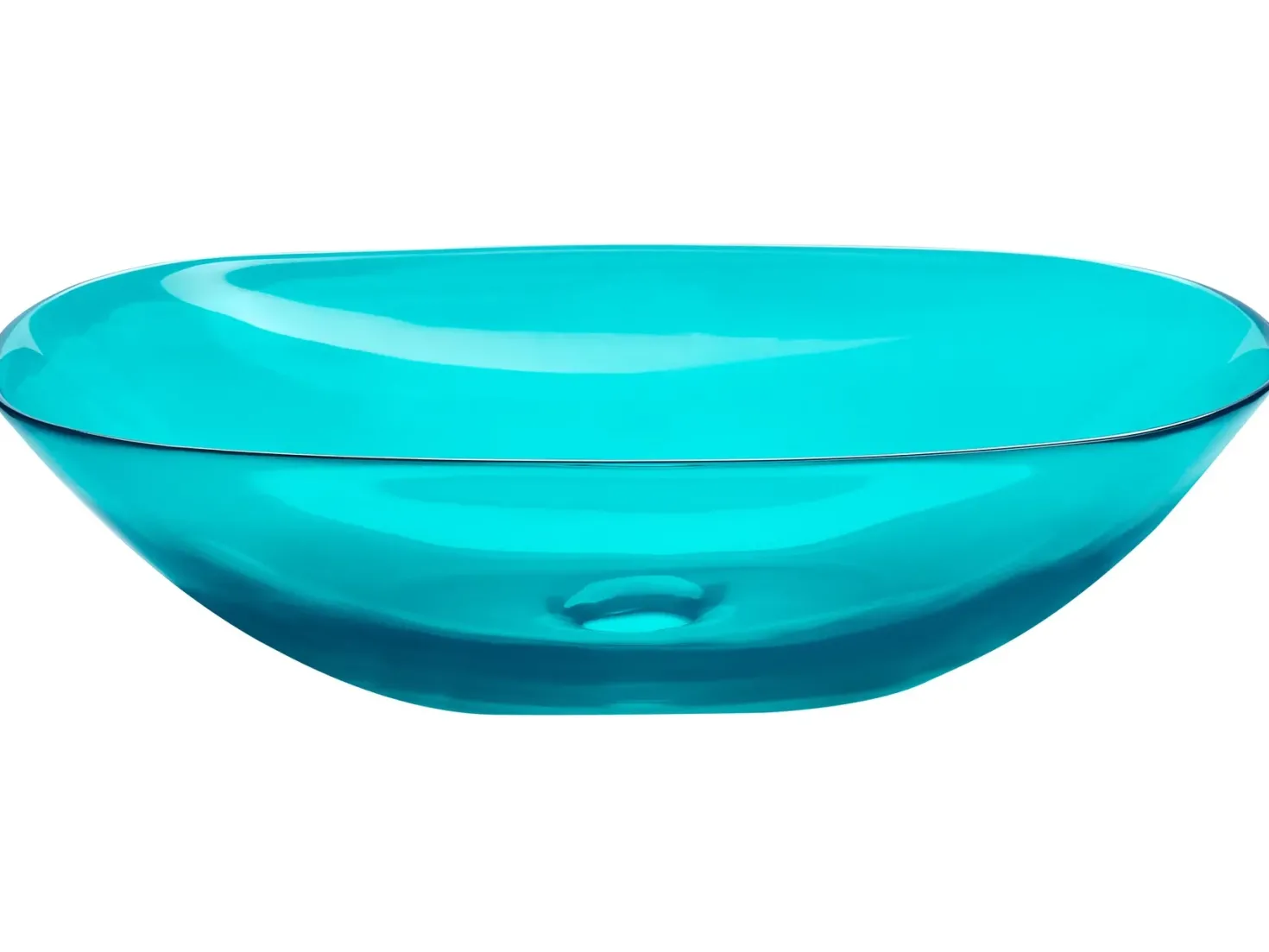 Vask til bordplade MOENGO Turkis 54 x 36 cm Fast overflade