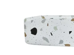 Vask til bordplade NULES Hvid terrazzo 61 x 35 cm Keramik