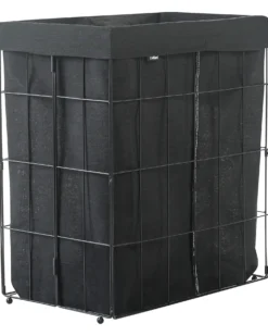 Vasketøjskurv CULPINA Metal Sort 100 L