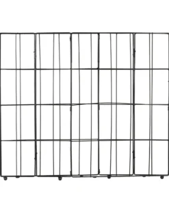 Vasketøjskurv MIRISSA Metal Sort 72 L