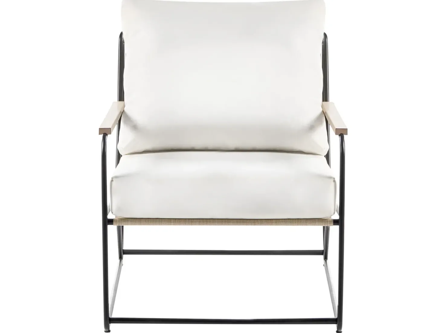 VENARIA 5 personers havesofasæt Beige/sort Metal med sofabord