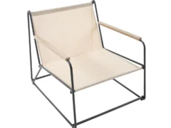 VENARIA 5 personers havesofasæt Beige/sort Metal med sofabord