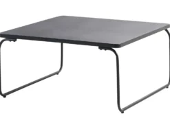 VENARIA 5 personers havesofasæt Beige/sort Metal med sofabord