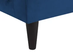 Venstrevendt chaiselong LUIRO Velour Navy Blå med opbevaring