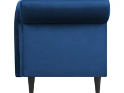 Venstrevendt chaiselong LUIRO Velour Navy Blå med opbevaring