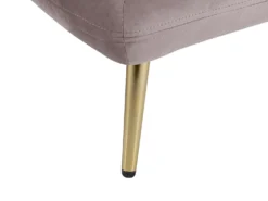 Venstrevendt chaiselong GONESSE Velour Lysebrun