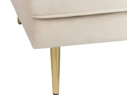 Venstrevendt chaiselong MIRAMAS Velour Beige