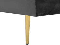 Venstrevendt chaiselong MIRAMAS Velour Sort
