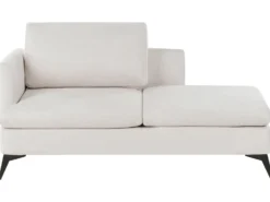 Venstrevendt chaiselong SIEVOZ Lys Beige