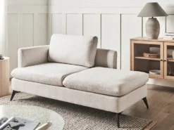 Venstrevendt chaiselong SIEVOZ Lys Beige