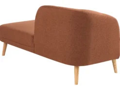 Venstrevendt chaiselong TANLAY Guldbrun