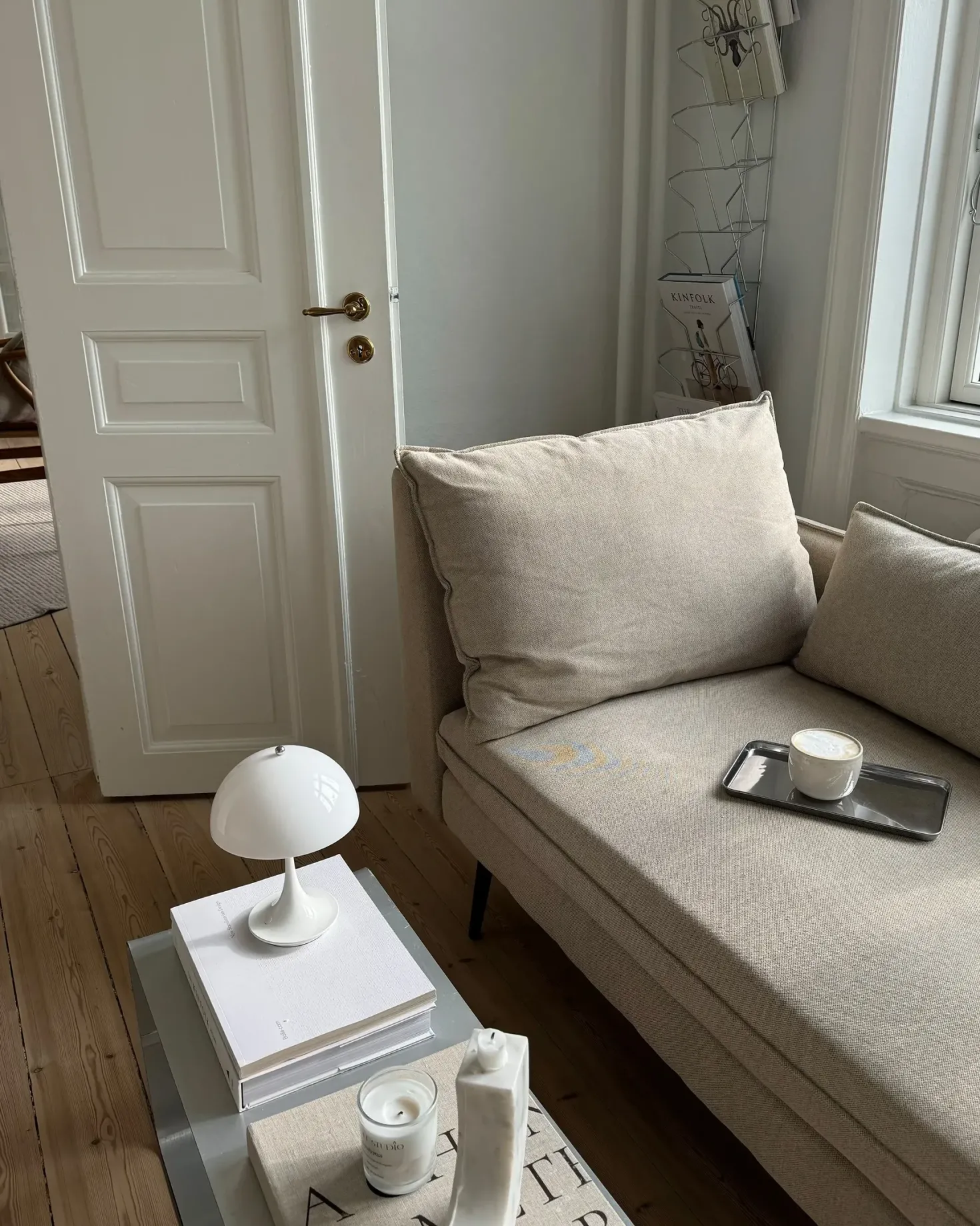 Venstrevendt chaiselong YERRES Beige