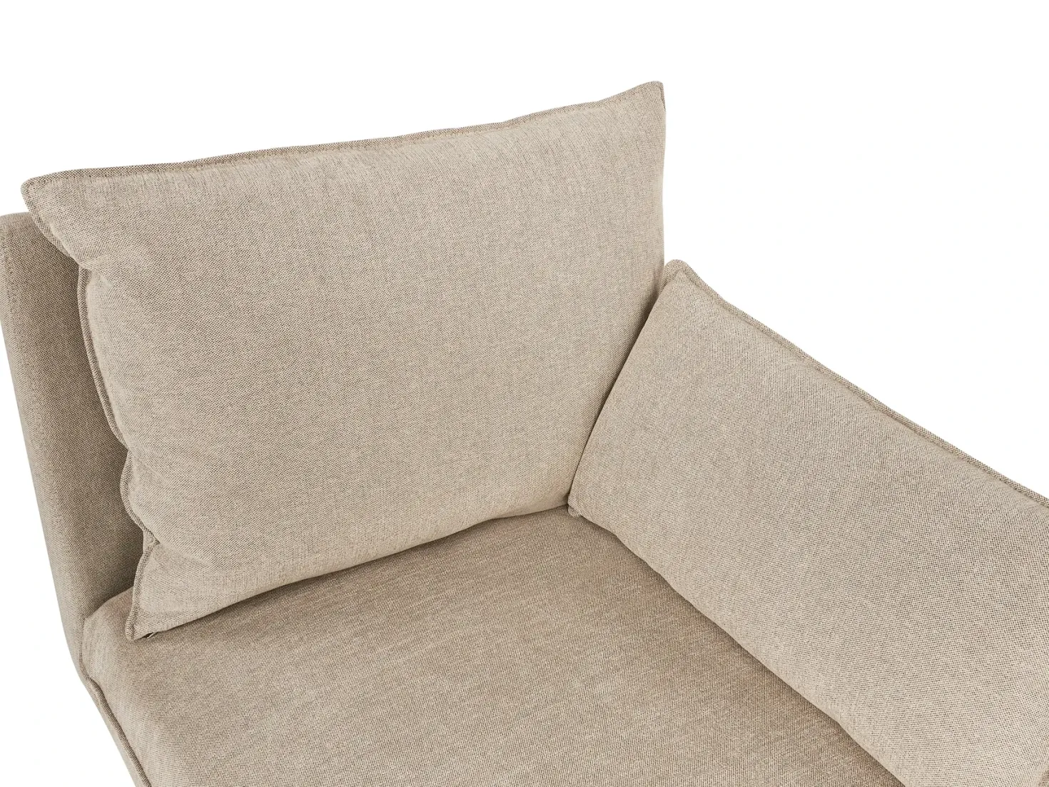 Venstrevendt chaiselong YERRES Beige