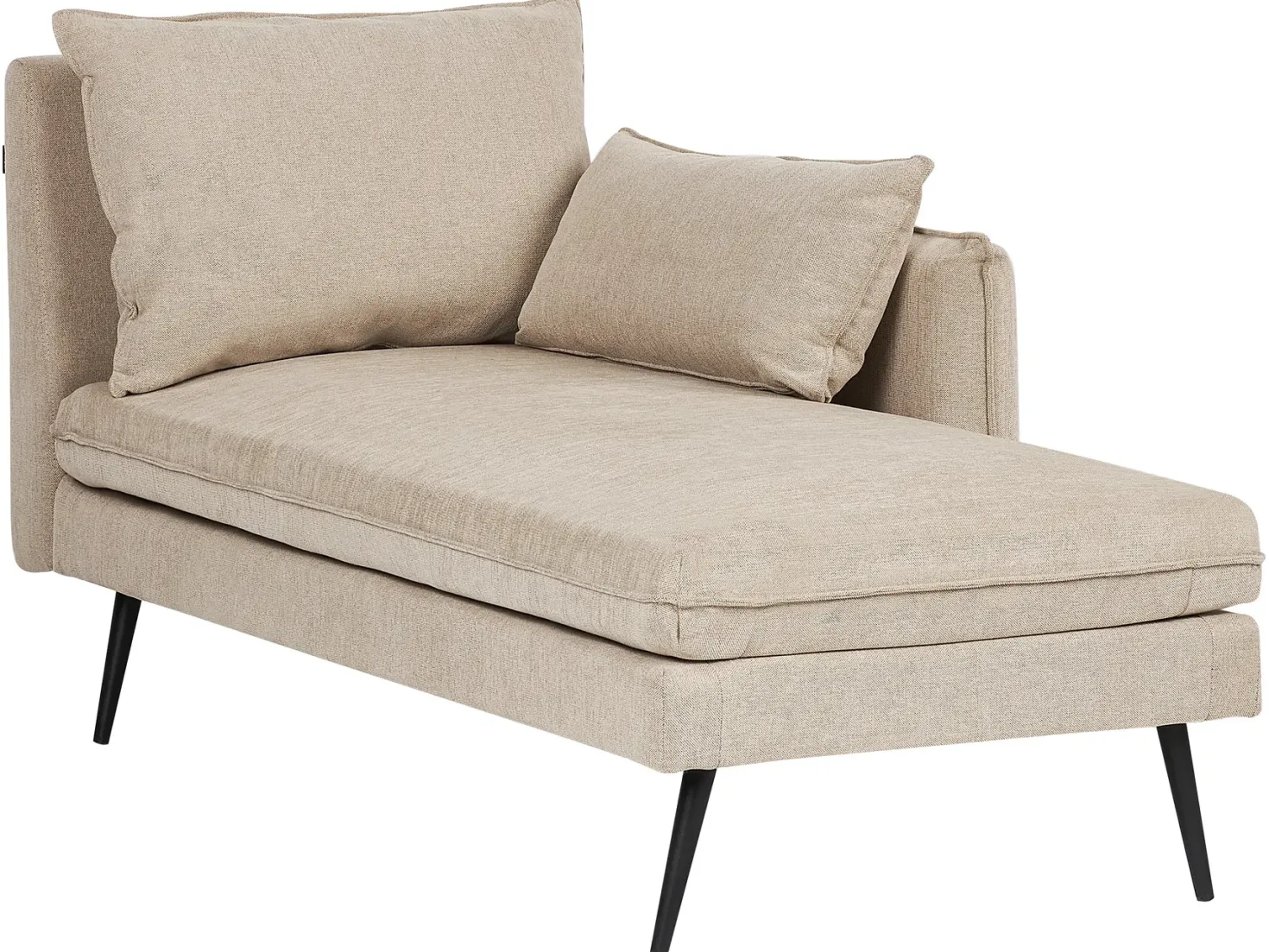 Venstrevendt chaiselong YERRES Beige