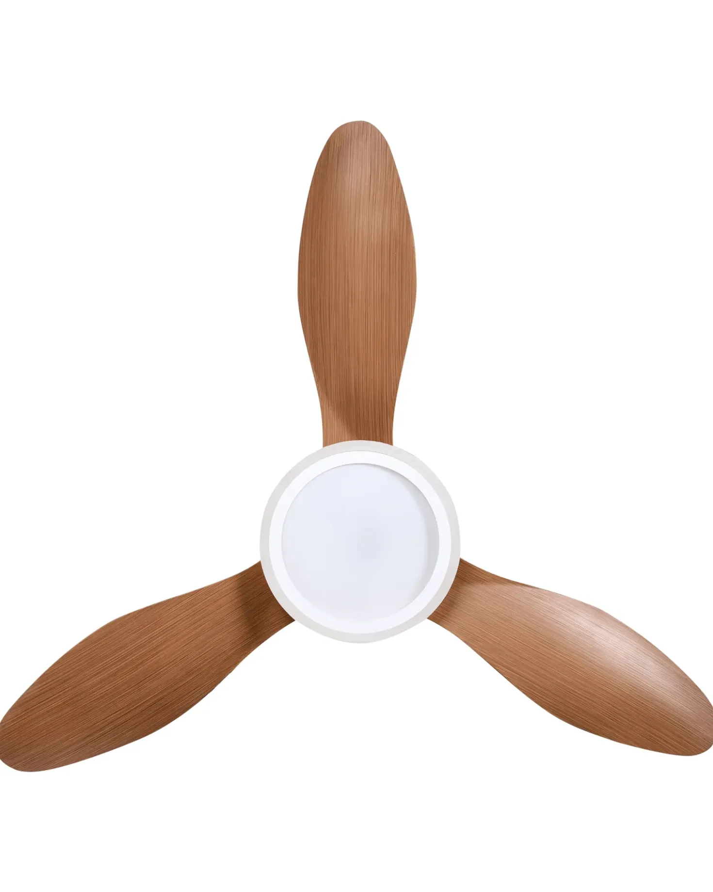 Ventilator med lys MUDDY Med fjernbetjening Lysebrun