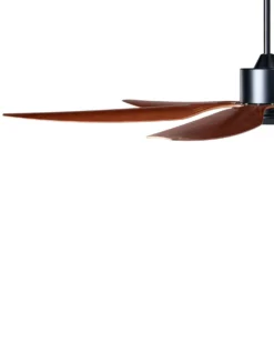 Ventilator med lys VERDURE Med fjernbetjening LED Brun