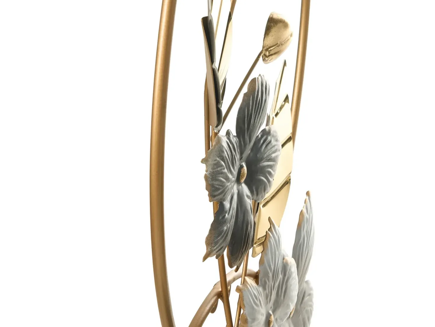 Vægdekoration Blad DYSPROSIUM Metal 61 cm Guld