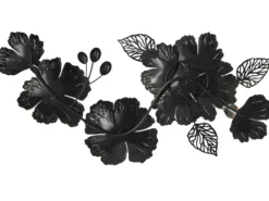 Vægdekoration Blomst CAESIUM Metal 95 cm Multifarvet