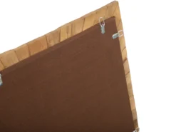 Vægdekoration CANCUN Teaktræ 70 cm Brun