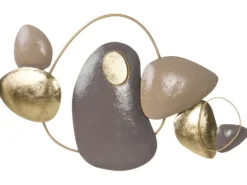 Vægdekoration CLANE Metal 46 cm Guld