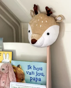 Vægdekorationer til børn Hjort BAMBI 30 cm Beige