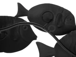 Vægdekoration Fisk FERMIUM Metal 47 cm Multifarvet