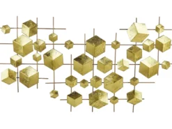 Vægdekoration FLEROVIUM Metal 45 cm Guld