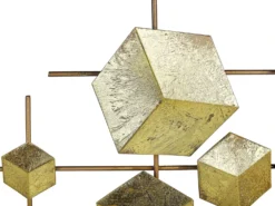 Vægdekoration FLEROVIUM Metal 45 cm Guld
