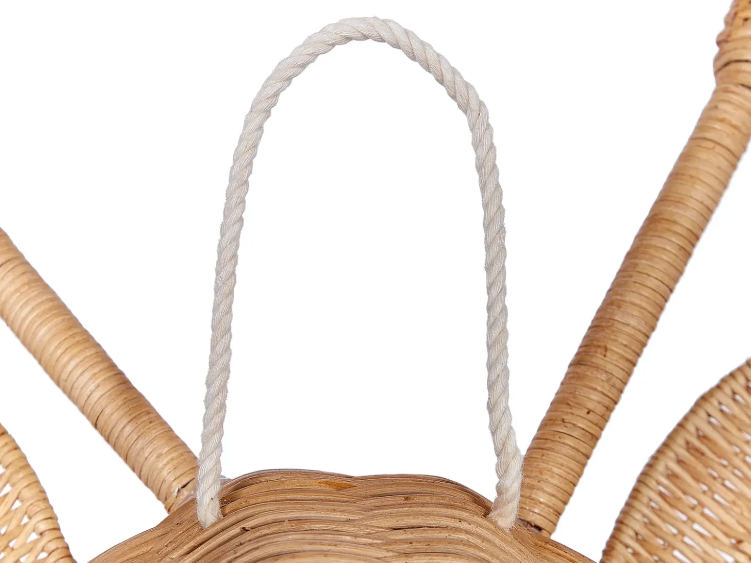 Vægdekoration Giraf BANANEC Rattan 83 cm Naturlig