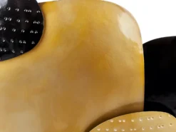 Vægdekoration HAFNIUM Metal 48 cm Guld