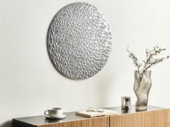 Vægdekoration MOSCAVIDE Metal 60 cm Sølv