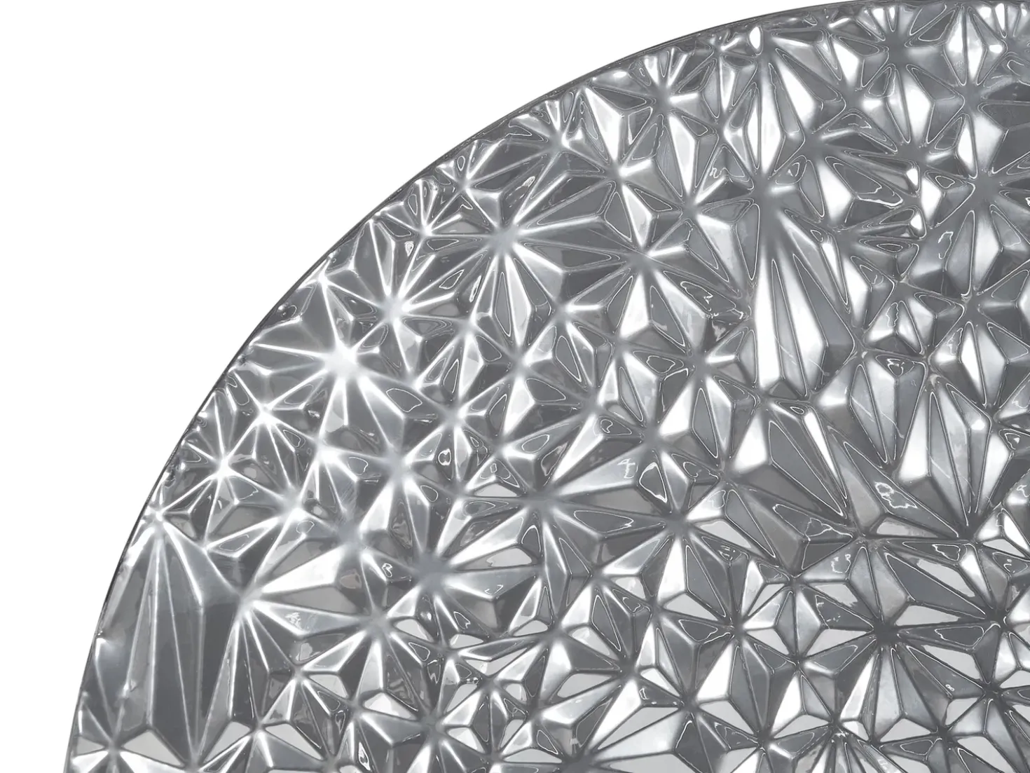 Vægdekoration MOSCAVIDE Metal 60 cm Sølv
