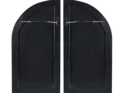 Vægdekoration OGAN 80 cm Sort
