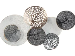 Vægdekoration RHODIUM Metal 40 cm Multifarvet
