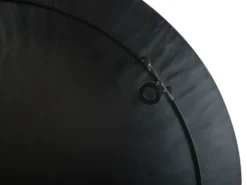 Vægdekoration RUBIDIUM Metal 49 cm Sort