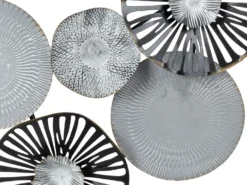 Vægdekoration TENNESSINE Metal 49 cm Sort