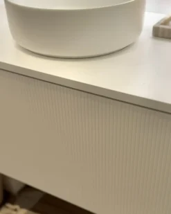 Væghængt vaskeskab ALZIRA 80 cm Hvid