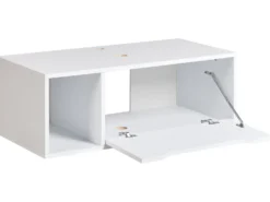 Væghængt vaskeskab CASCAVEL 80 cm Hvid