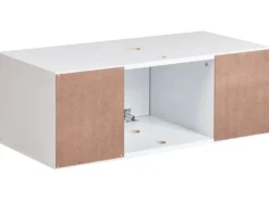 Væghængt vaskeskab CASCAVEL 80 cm Hvid